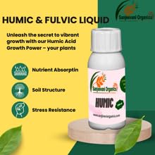 Sanjeevani Organics - Humic Acid + Fulvic Acid + Bio-Potash - Organic Liquid Fertilizer for Plants, Soil Conditioner & Root Growth Promoter