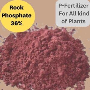 Sanjeevani Organics Rock Phosphate Powder Mix with Dolomite red and White Soil.