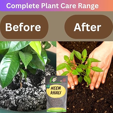 Sanjeevani Organics neem Cake Powder for Plants 5KG - 100% Pure Neem Khali for Healthy Plants and Soil (5)