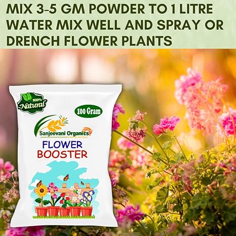 Sanjeevani Organics Flower bootser fertilizers for plants home garden pack