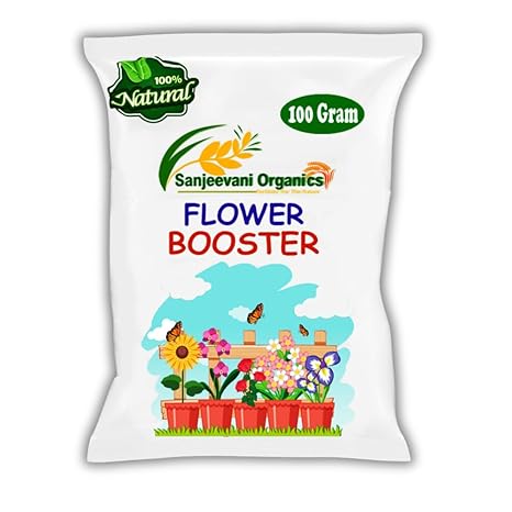 Sanjeevani Organics Flower bootser fertilizers for plants home garden pack