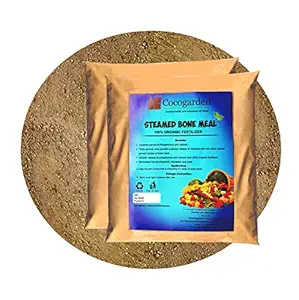 Cocogarden Organic Bone Meal npk Fertilizer for Plants 1kg - Plant Growth Supplement