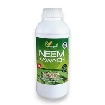 Sanjeevani Organics Cold Pressed Water-soluble Neem Kawach for Spray on Plants and Garden (1 Ltr)